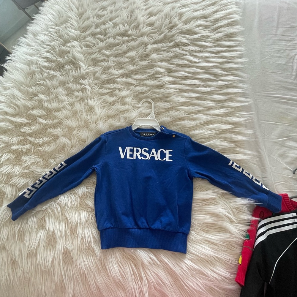 Versace Kids Blue Sweater